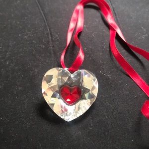 Swarovski heart crystal pendant